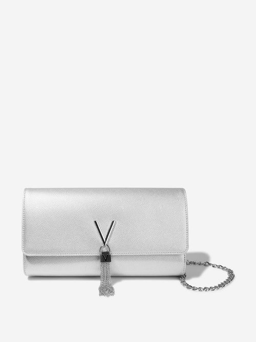 Valentino Girls Divina Pochette Bag in Silver One size