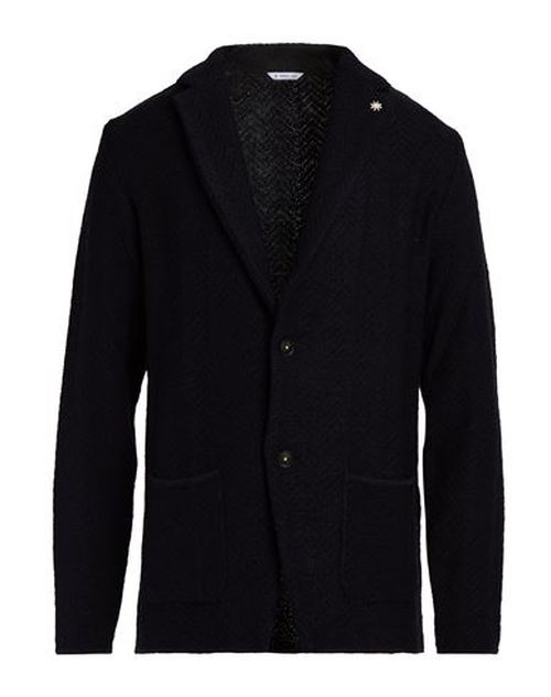Man Blazer Midnight blue Size S Acrylic, Virgin Wool, Alpaca wool