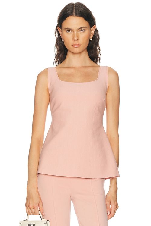 High Sport Tonal Stripe Inna Top in Pink