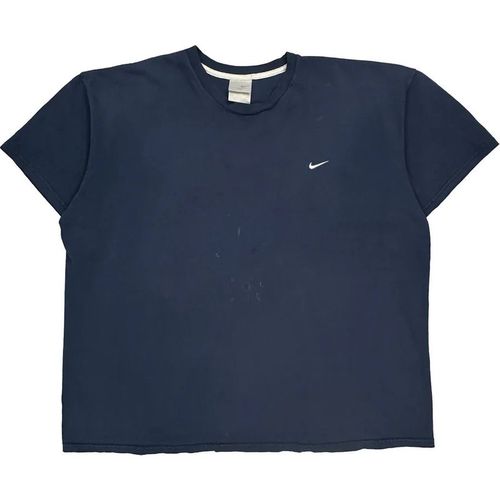 Nike T-Shirt - Navy Cotton