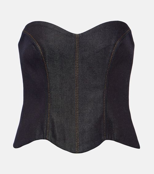 Hyn denim bustier top
