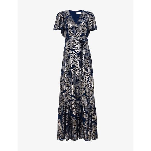 Womens Azale Filcoupe Tie-Waist Woven Maxi Dress