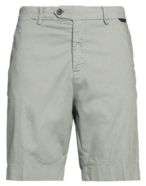 Man Shorts & Bermuda Shorts Sage green Size 30 Cotton, Polyester, Elastane