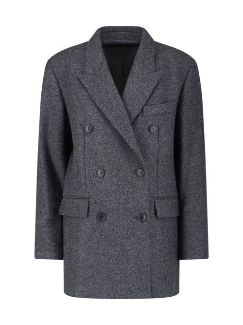 Women's Virgin Wool Blazer Jacket with Viscose & Wool-Gout Hair Lining