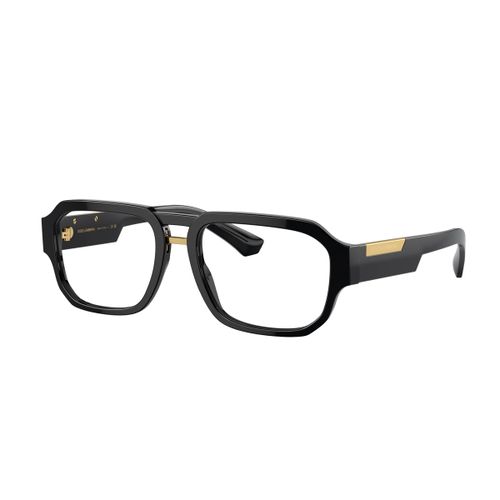 DG3389 LINEA MIRROR LOGO 501 Black Nero Acetate Occhiali Vista - Men