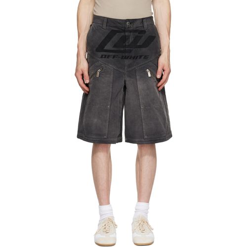 Black Owr Grad Cot Carpenter Shorts