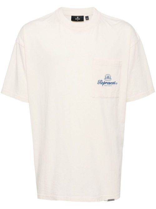 Classic parts cotton T-shirt - White
