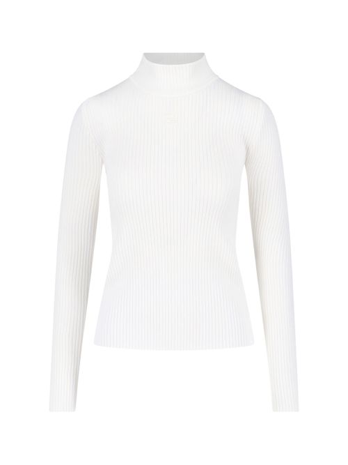 Courrèges Viscose-Blend Crewneck Sweater