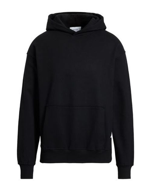 Man Sweatshirt Black Size M Cotton, Polyester