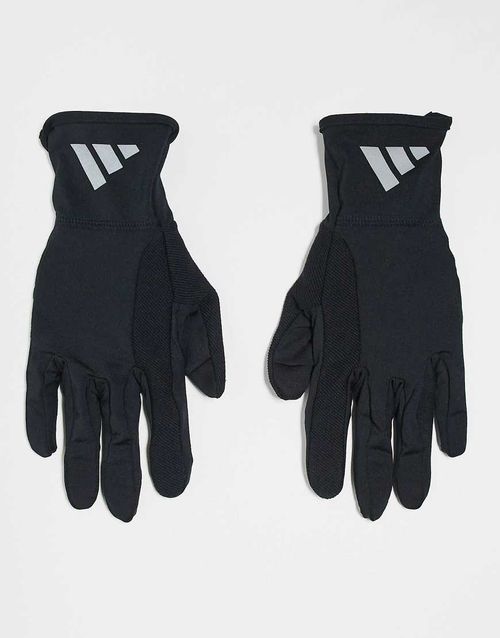 Adidas Performance aeroready gloves in black