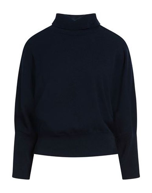 Woman Turtleneck Navy Size 4 Wool