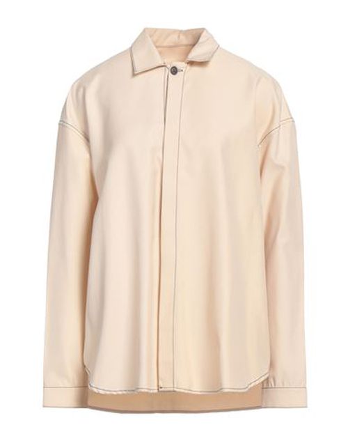 Sunnei Woman Shirt Ivory Size M Polyester, Cotton