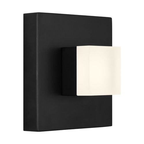 Midnight Black LED Wall Sconce from the Brander Collection