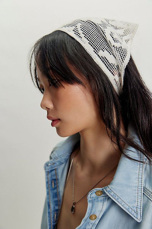 Felicity Hair Scarf at Free People in Ivory