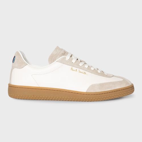 White Leather 'Como' Trainers