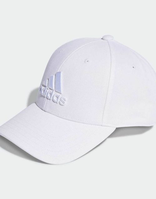Adidas performance Big tonal logo baseball cap in white