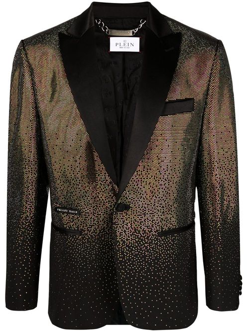 Lord rhinestone-embellished blazer - Black