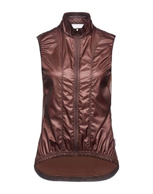 Café Du Cycliste Woman Vest Chocolate brown Size L Polyester