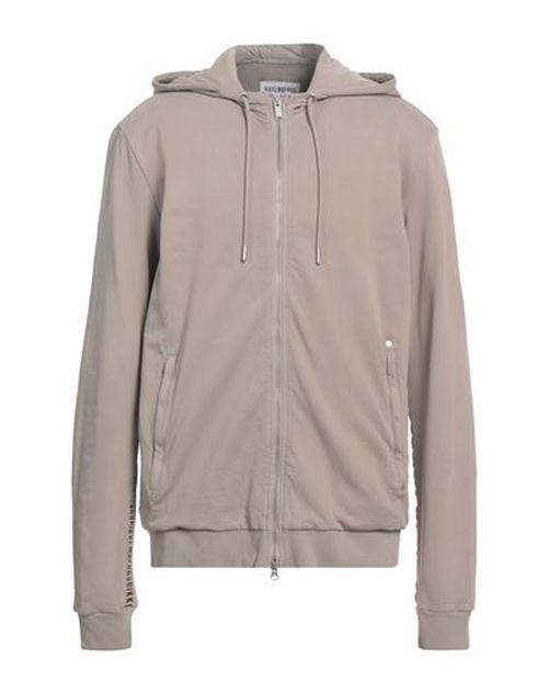 Bikkembergs Man Sweatshirt Khaki Size XS Cotton, Elastane