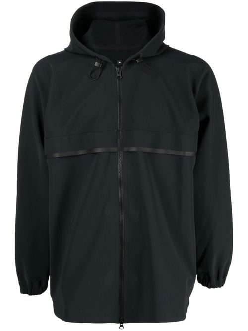 Stretch-design zip-up jacket - Black