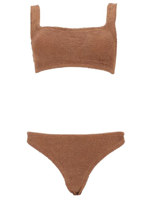 Xandra Crinkled Polyamide Bikini Set