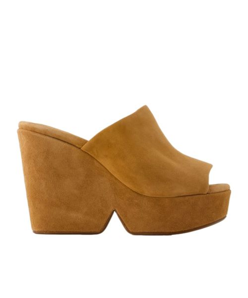 Logo high-heeled sandals