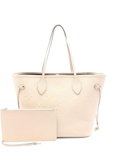 Louis Vuitton Pre-Owned 여성 2010s Neverfull MM tote bag - White 978789
