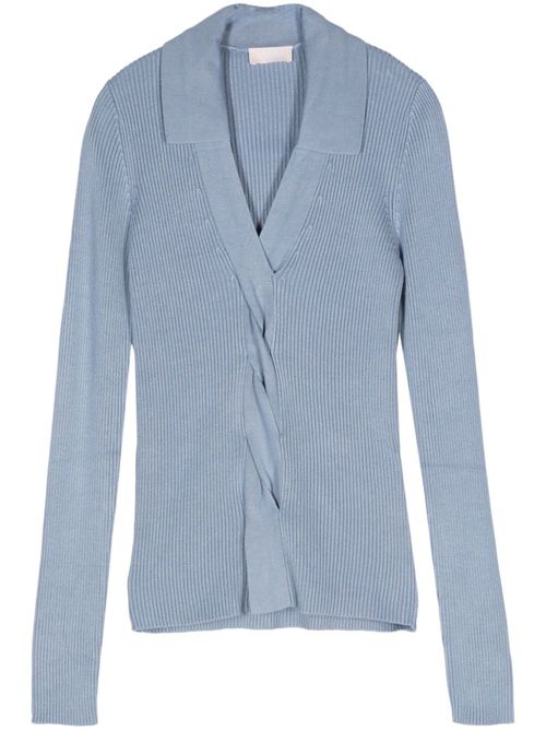 Ribbed sweater - Blue