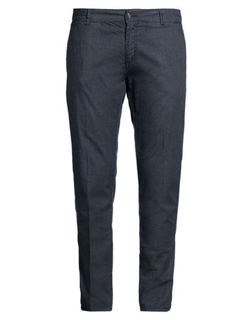 Man Pants Blue Size 40 Cotton, Elastane