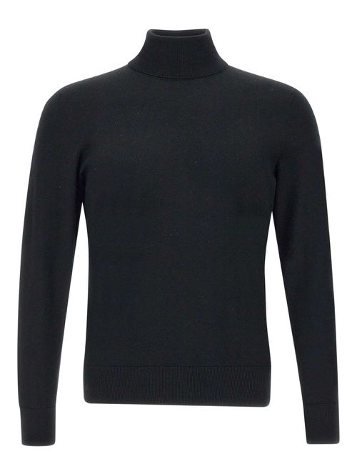 Gran Sasso roll-neck sweater - Black