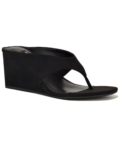 Women's Jadde Slip-On Wedge Sandals - Black