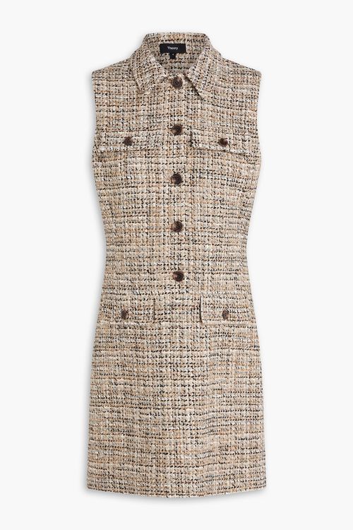 Tweed mini dress - Neutral - US 4