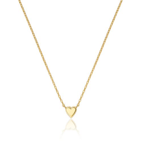 Gold Tiny Heart Necklace