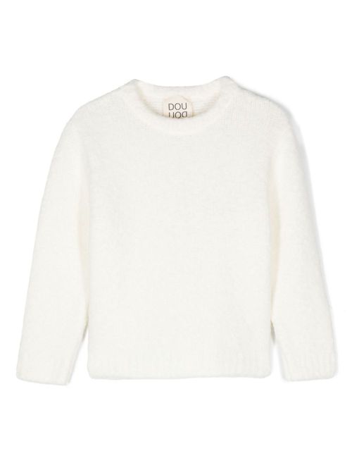 Knitted sweater - White