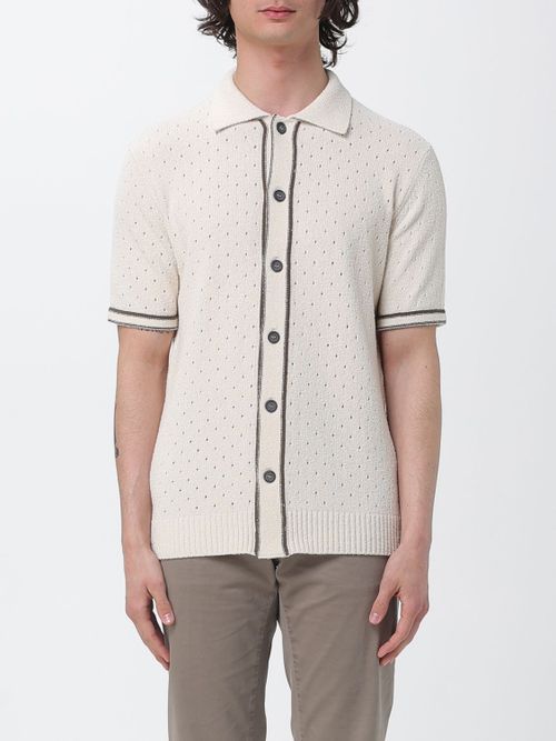 Polo Shirt Men color Butter