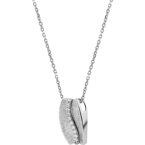 Orphelia WoMens 925 Sterling Silver Pendant with Chain - White ZH-4481 - One Size