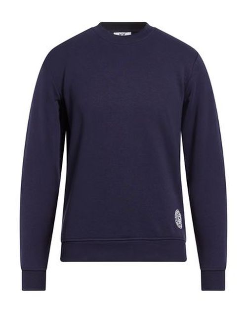 Man Sweatshirt Navy Size L Cotton