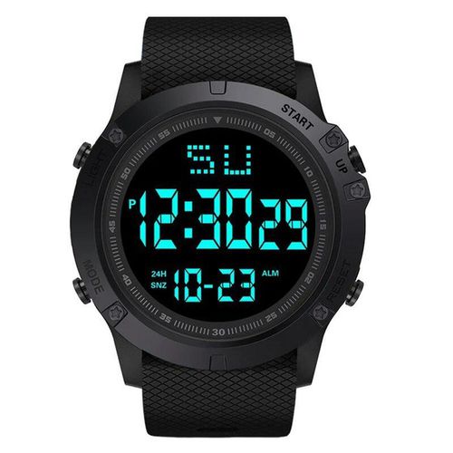 Men Sport Watch Multifunction Military Sports Watch Waterproof Luminous LED Digital Kids Watch Big Dial Student Electronic Watch