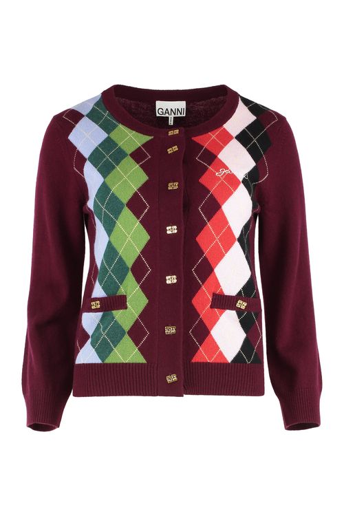 Check Cardigan