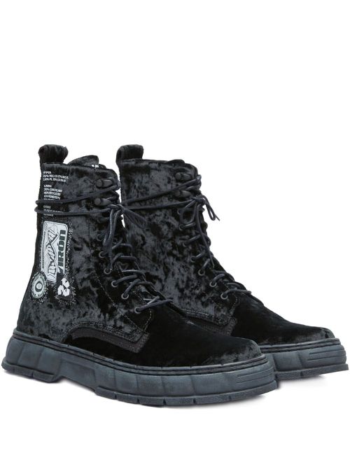 Virón velvet boots - Black