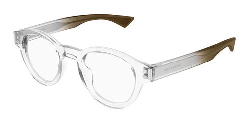 Saint Laurent SL 792 003 Men's Eyeglasses Clear Size 46 - Blue Light Block Available