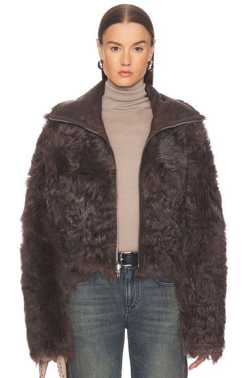 Rick Owens Reversible Exploder Jacket in Brown