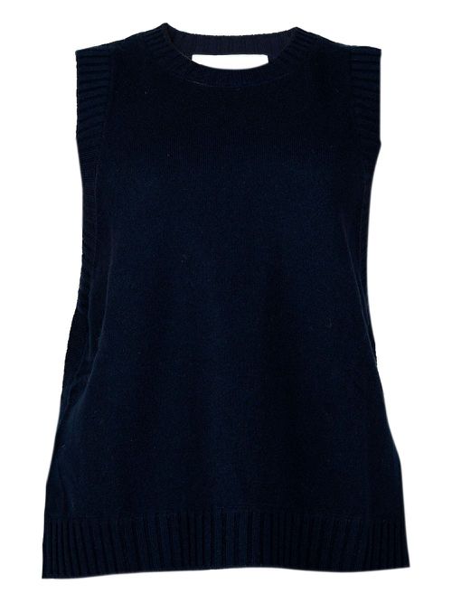 Cashmere vest - Blue