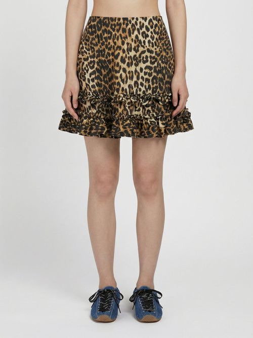 Skirt Woman color Brown