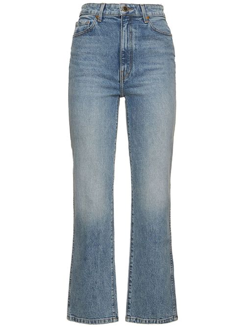 Abigail Straight Cotton Denim Jeans