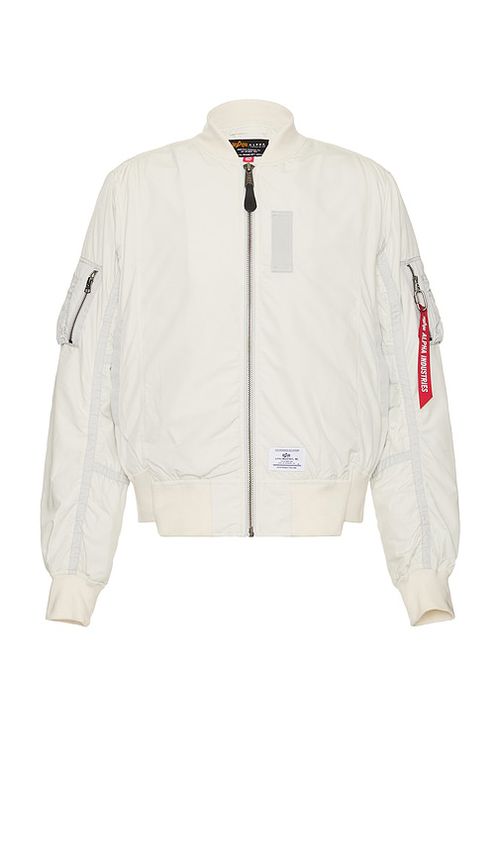 ALPHA INDUSTRIES L-2B Paratrooper Flight Jacket in White. M. Also in