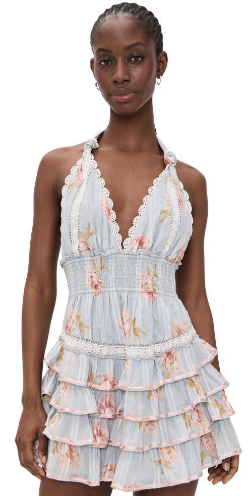 Kerch Mini Dress Rustic Sky