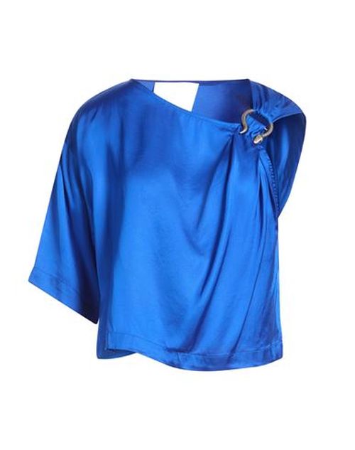 Woman Top Bright blue Size XS Viscose