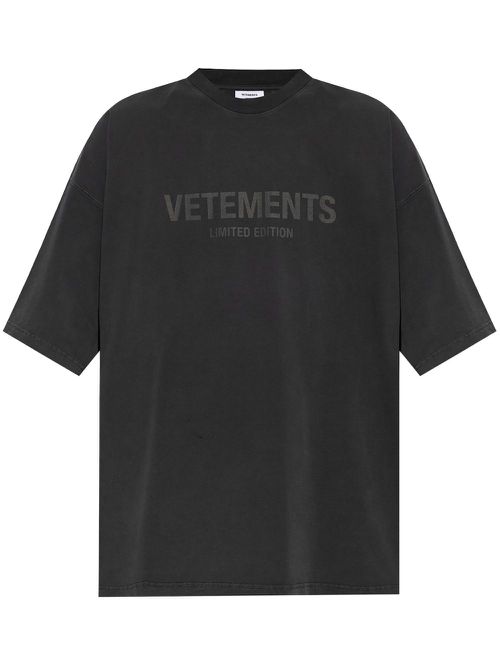 Logo-print T-shirt - Black