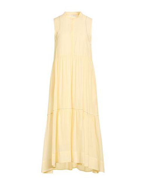 Woman Maxi dress Pastel yellow Size 6 Cotton